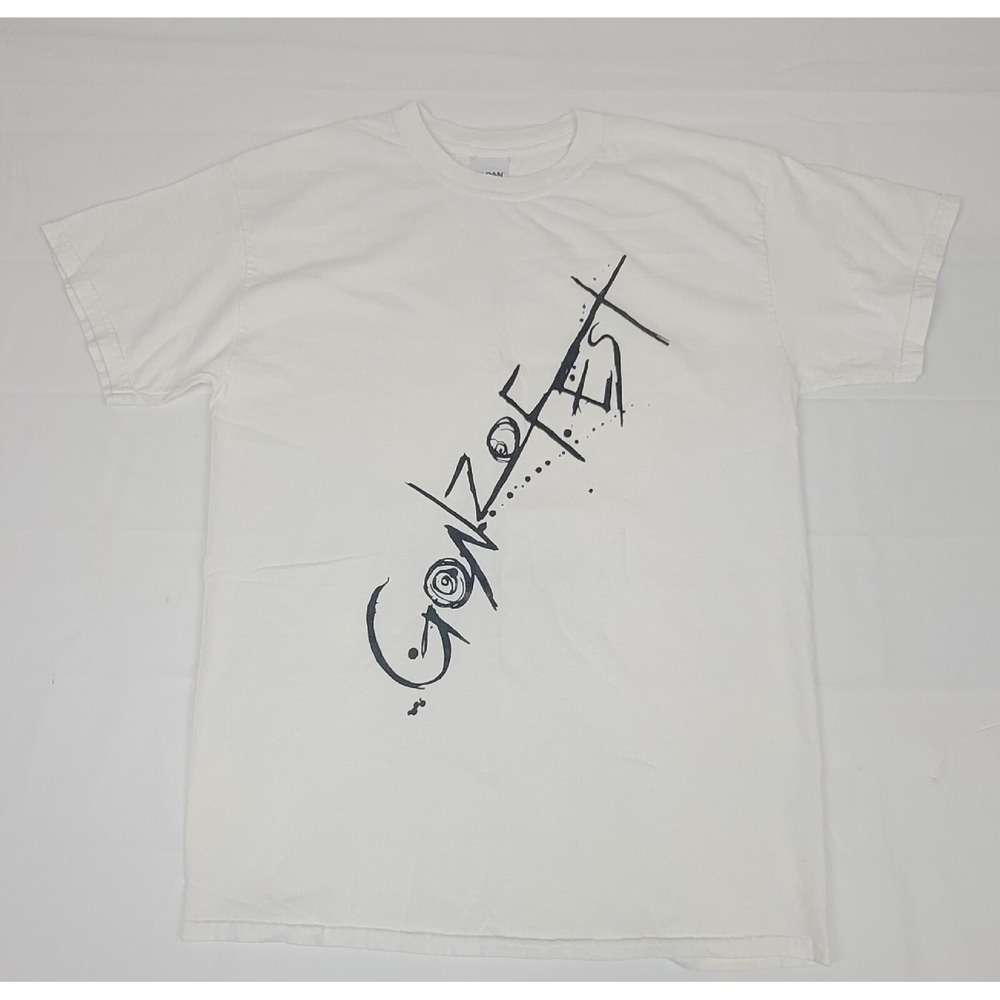 Gonzofest Festival T-Shirt Mens Medium. Vintage Rock Band Concert Skulls Tee.